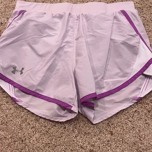 Under armour purple shorts